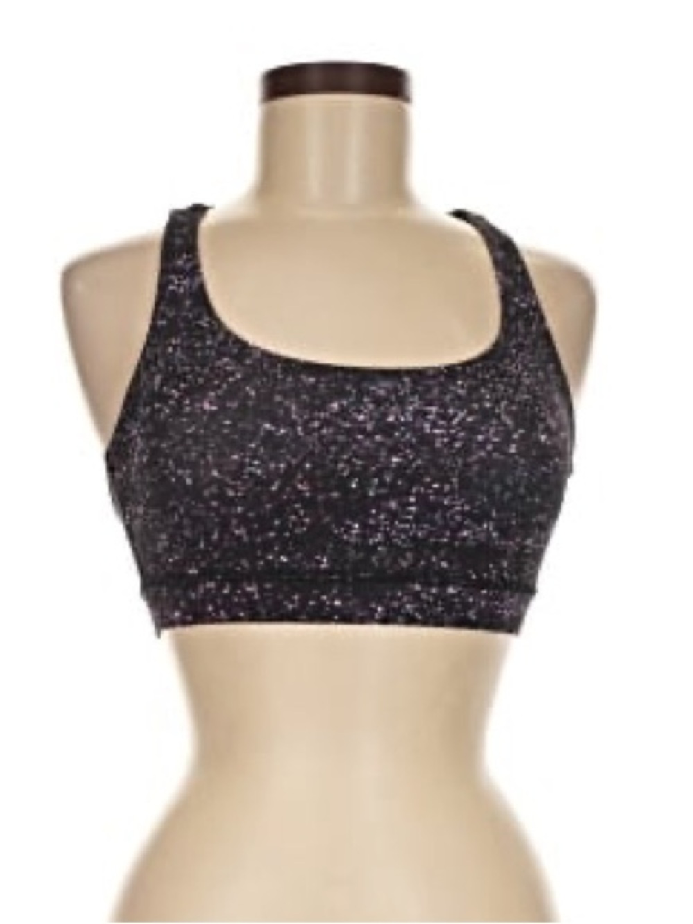 lululemon athletica Glittered Black Sports Bra